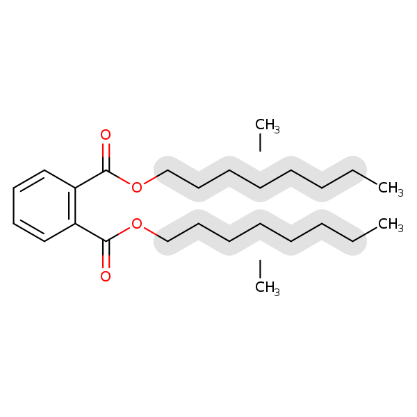 Structural image of Diisononyl phthalate