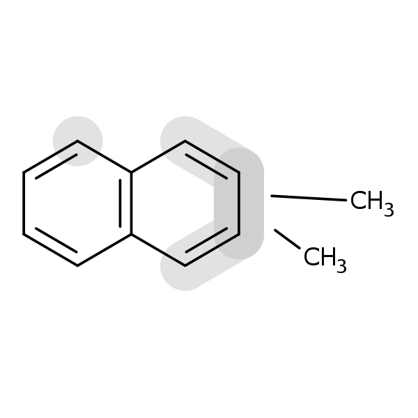 Structural image of Dimethylnaphthalene