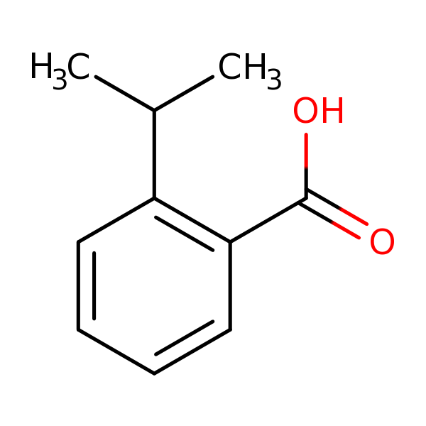 Structural image of o-Isopropylbenzoic acid