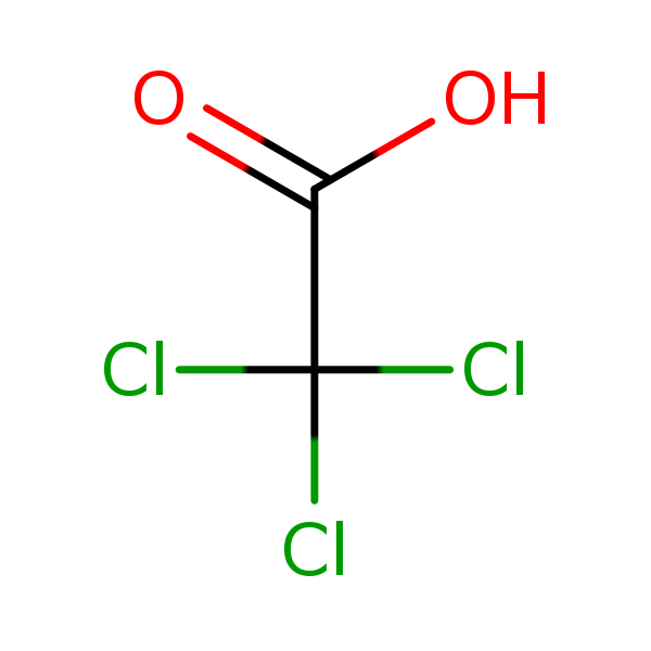Structural image of Trichloroacetic acid