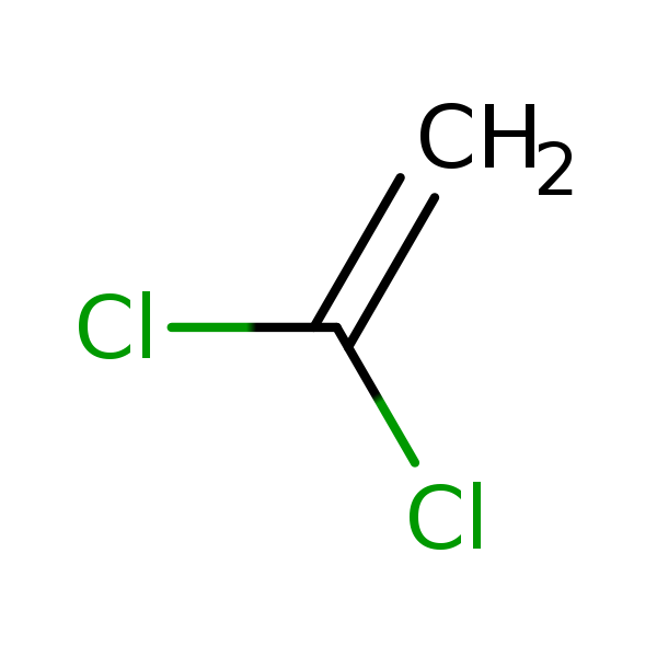 Structural image of 1,1-Dichloroethylene