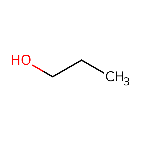 Structural image of 1-Propanol