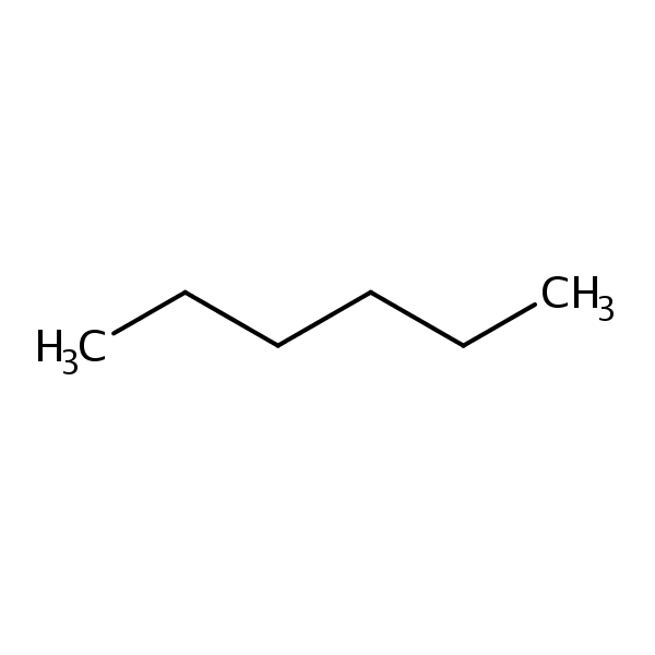 Structural image of n-Hexane