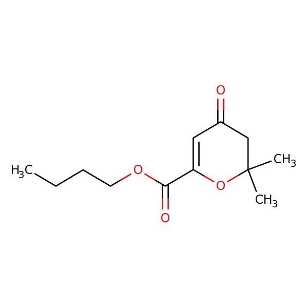 Structural image of 2,2-Dimethyl-6-carbobutoxy-2,3-dihydro-4...