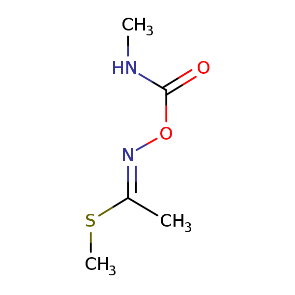 Structural image of (E)-Methomyl