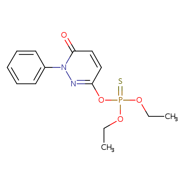Structural image of Pyridaphenthion