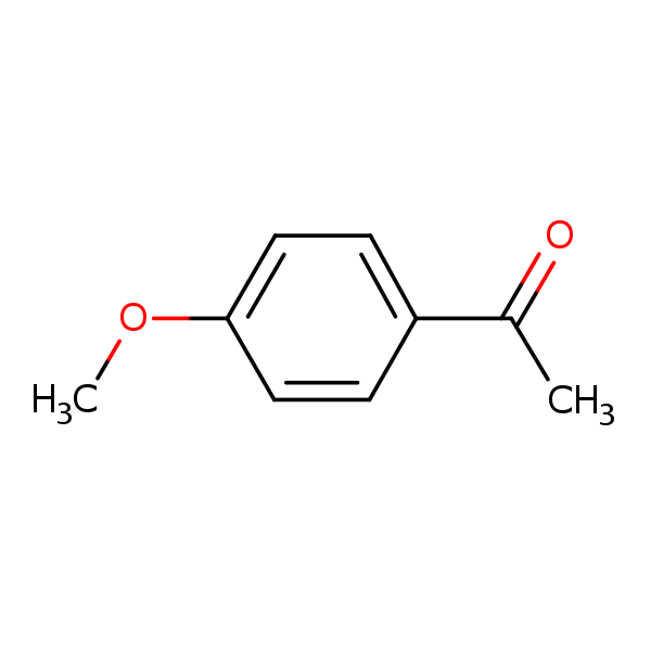 Structural image of 4'-Methoxyacetophenone
