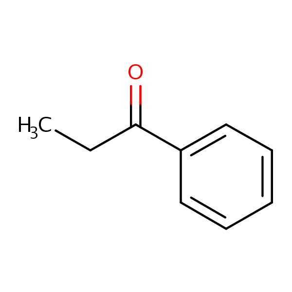 Structural image of 1-Phenylpropan-1-one