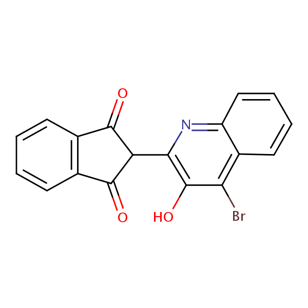 Structural image of C.I. Disperse Yellow 64