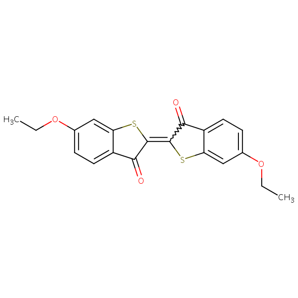 Structural image of Benzo[b]thiophen-3(2H)-one, 6-ethoxy-2-(...