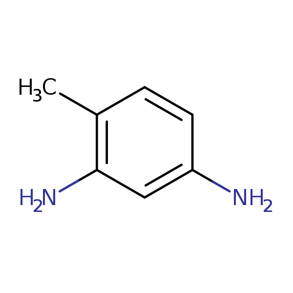Structural image of 2,4-Diaminotoluene