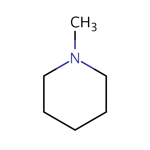 Structural image of Piperidine, 1-methyl-