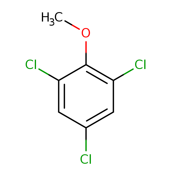 Structural image of 2,4,6-Trichloroanisole