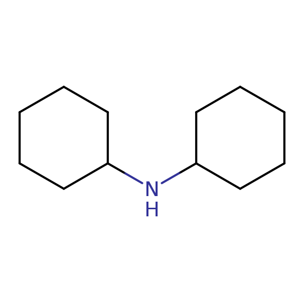 Structural image of Dicyclohexylamine