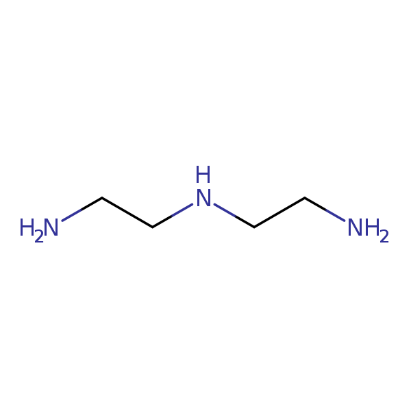 Structural image of Diethylenetriamine
