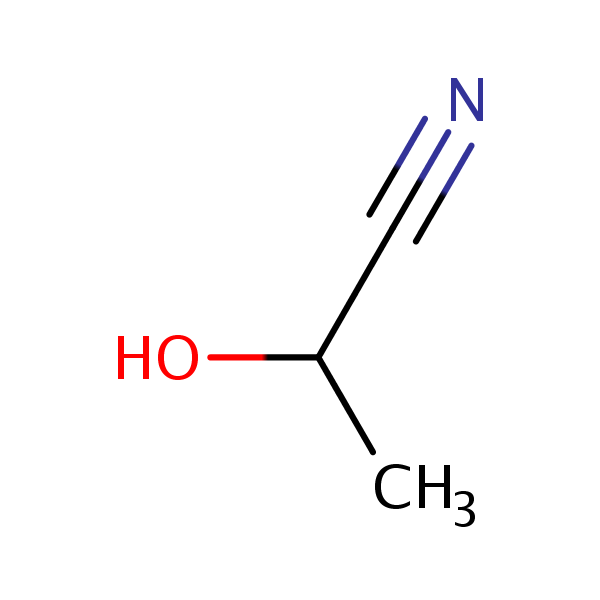 Structural image of Lactonitrile
