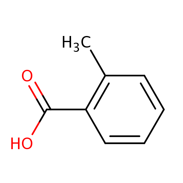 Structural image of 2-Methylbenzoic acid