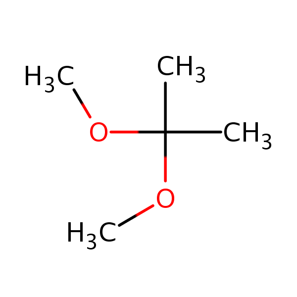 Structural image of 2,2-Dimethoxypropane