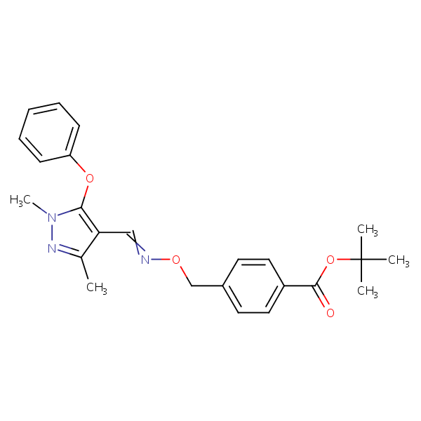 Structural image of Fenpyroximate (Z,E)