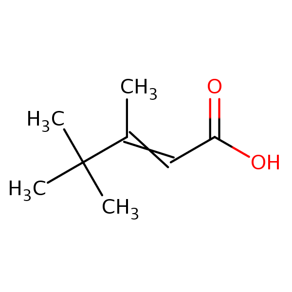 Structural image of 3,4,4-Trimethylpent-2-enoic acid