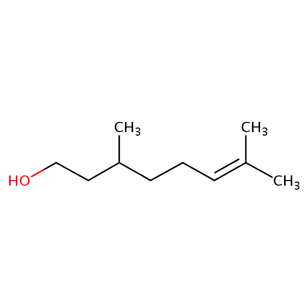 Structural image of Citronellol