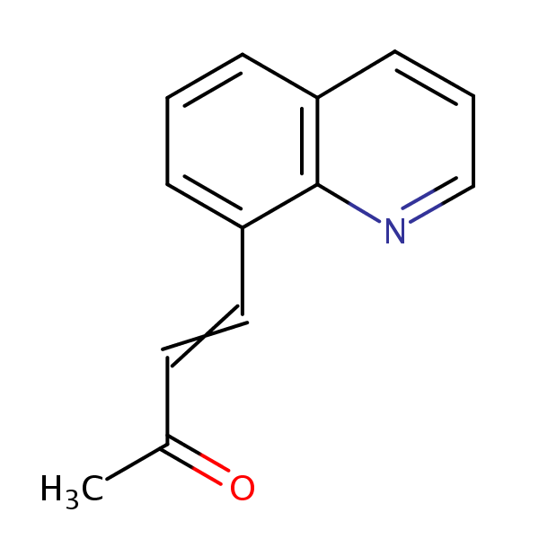 Structural image of 4-(Quinolin-8-yl)but-3-en-2-one