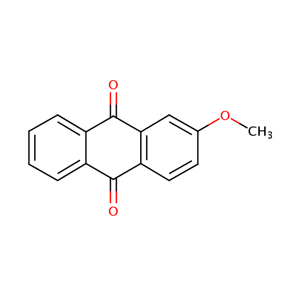 Structural image of 9,10-Anthracenedione, 2-methoxy-