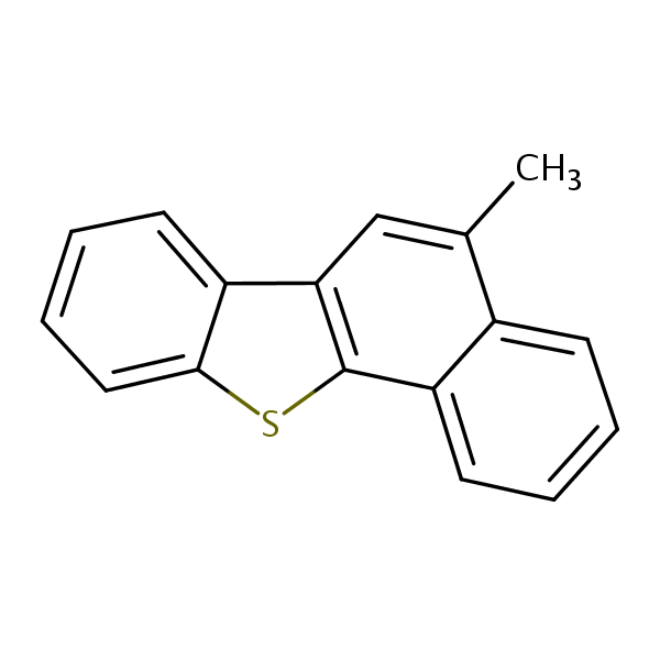 Structural image of Benzo(b)naphtho(2,1-d)thiophene, 5-methyl-