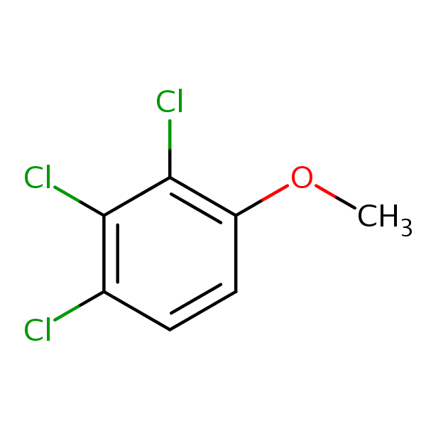 Structural image of 2,3,4-Trichloroanisole