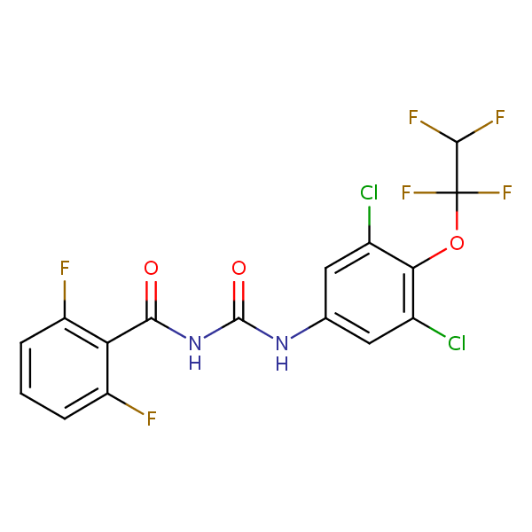 Structural image of Hexaflumuron