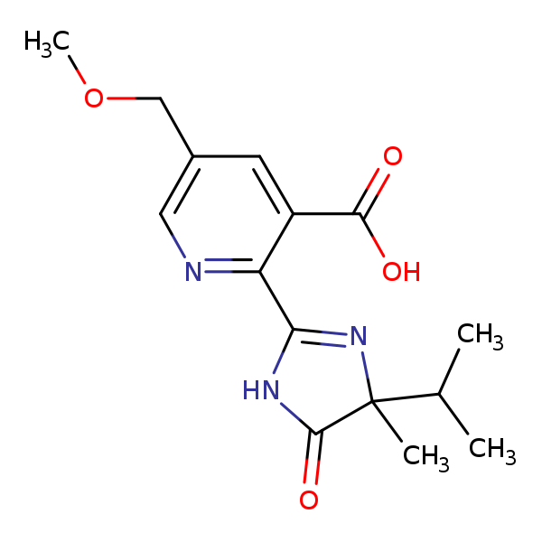 Structural image of Imazamox