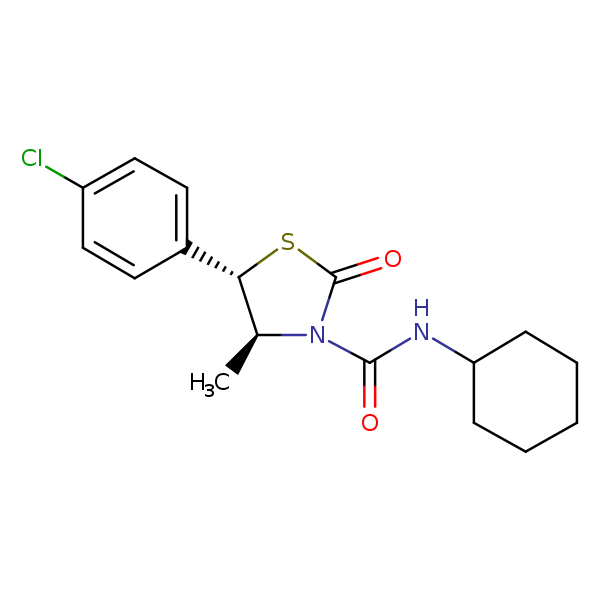 Structural image of Hexythiazox