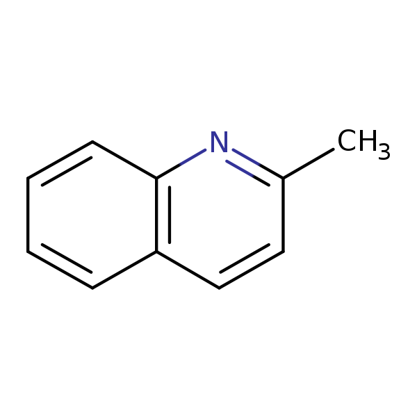 Structural image of 2-Methylquinoline