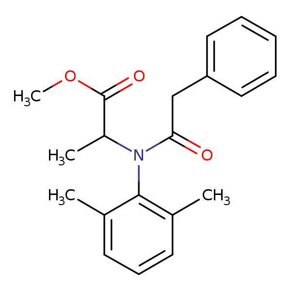 Structural image of Benalaxyl