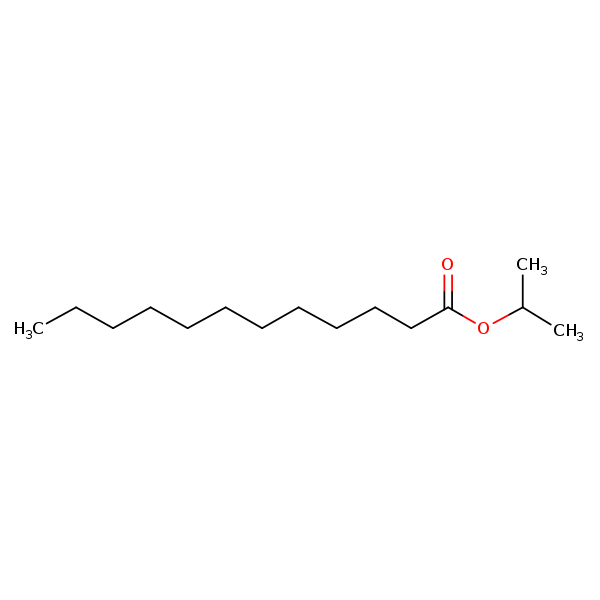 Structural image of Isopropyl Laurate