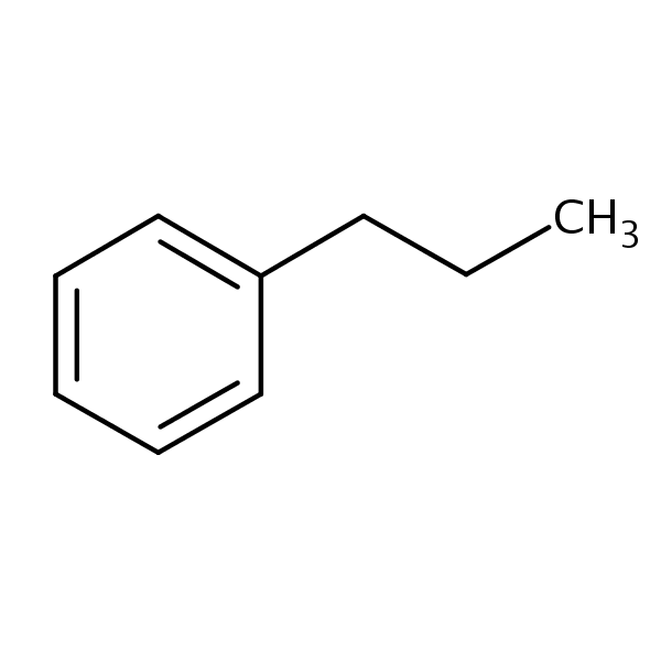 Structural image of Propylbenzene