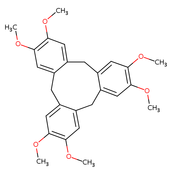 Structural image of Cyclotriveratrylene