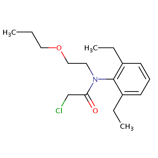 Structural image of Pretilachlor