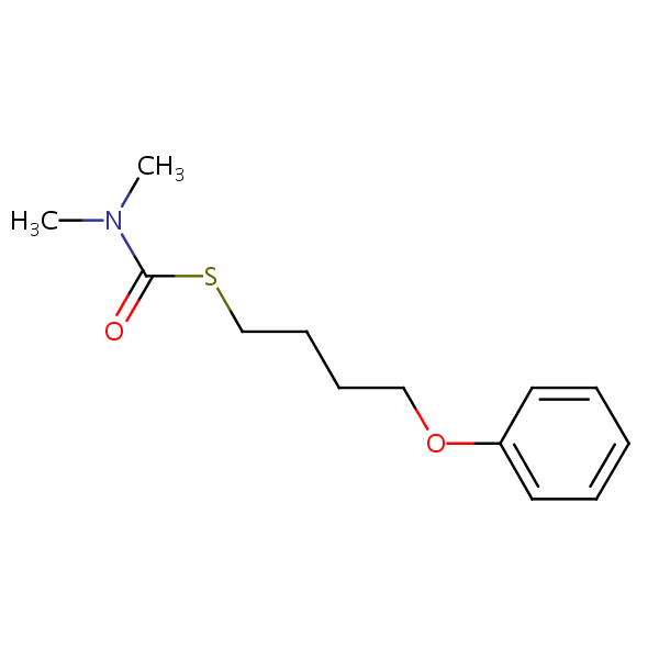 Structural image of Fenothiocarb