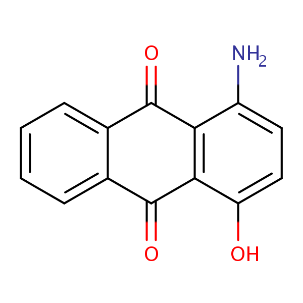 Structural image of 9,10-Anthracenedione, 1-amino-4-hydroxy-