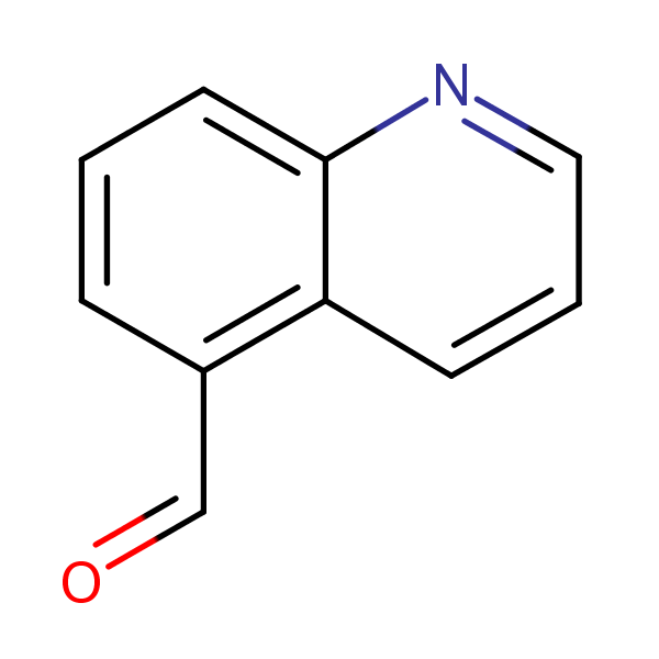Structural image of Quinoline-5-carbaldehyde
