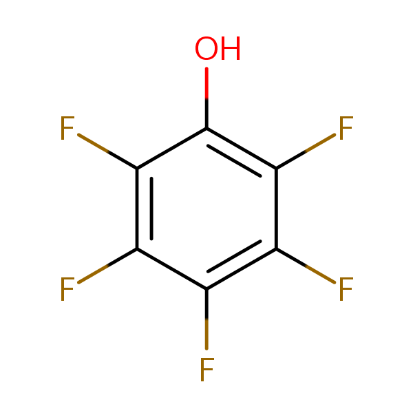 Structural image of Pentafluorophenol