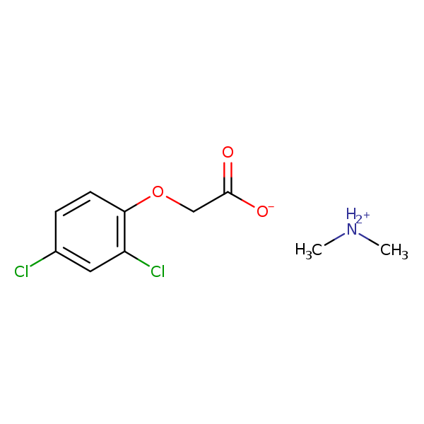 Structural image of (2,4-Dichlorophenoxy)acetic acid dimethylamine