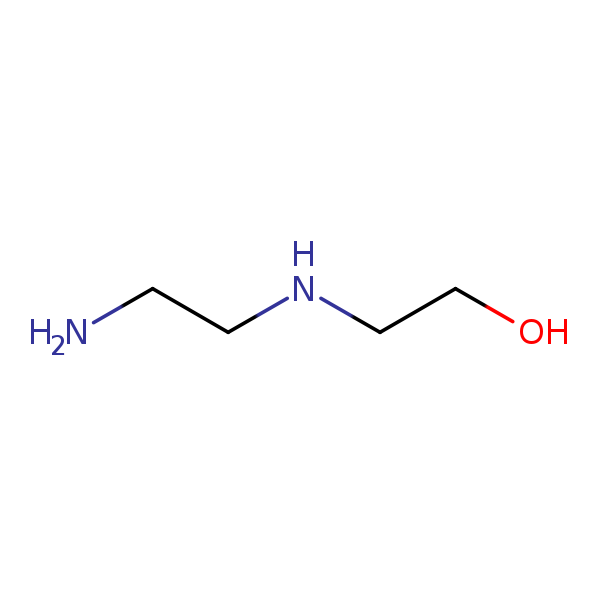 Structural image of N-(Hydroxyethyl)ethylenediamine
