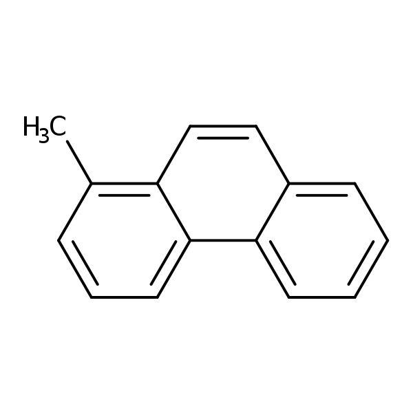 Structural image of 1-Methyl phenanthrene