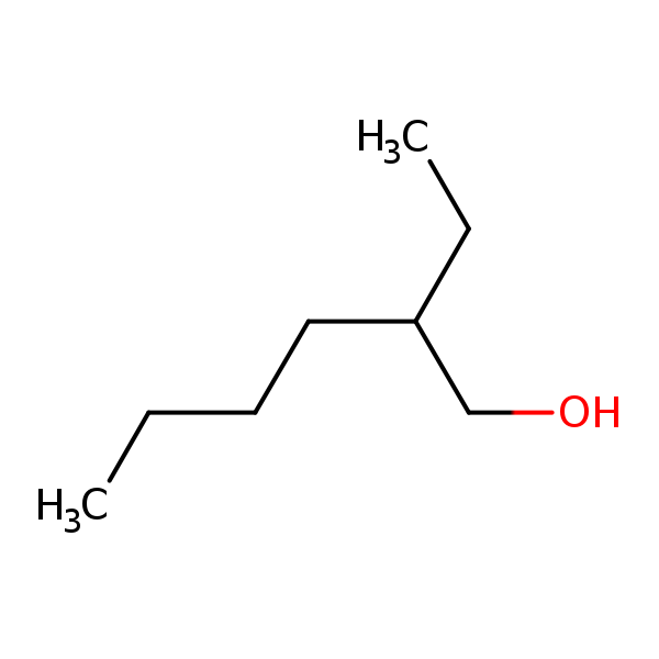 Structural image of 2-Ethyl-1-hexanol