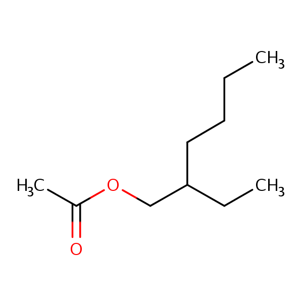 Structural image of 2-Ethylhexyl acetate