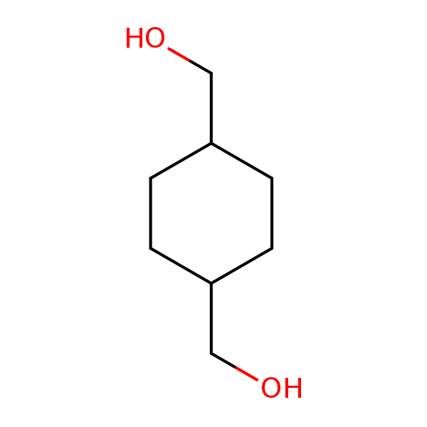 Structural image of 1,4-Cyclohexanedimethanol