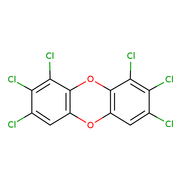 Structural image of 1,2,3,7,8,9-Hexachlorodibenzo-p-dioxin