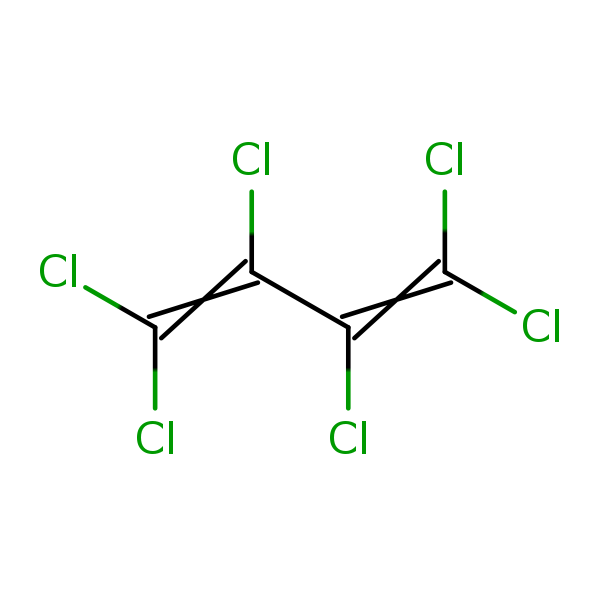 Structural image of Hexachloro-1,3-butadiene